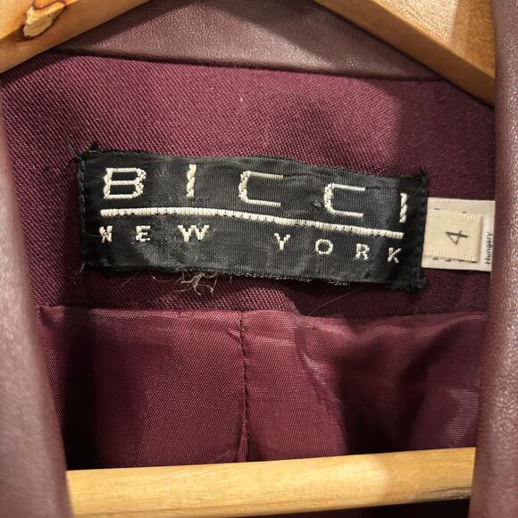 Vintage Burgundy, Magenta Y2K women’s power suit blazer, size small - Picture 8 of 10